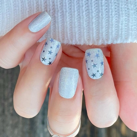 Stocking Stuffer! Color Street 100% Real Nail Polish Strips in Under the Stars - Picture 8 of 10